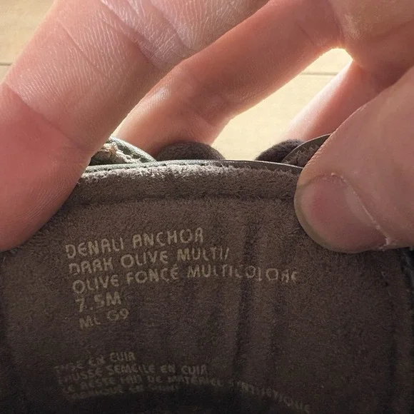 earth denali anchor womens size 7.5 shoes green leather heel combat boots - Picture 8 of 11